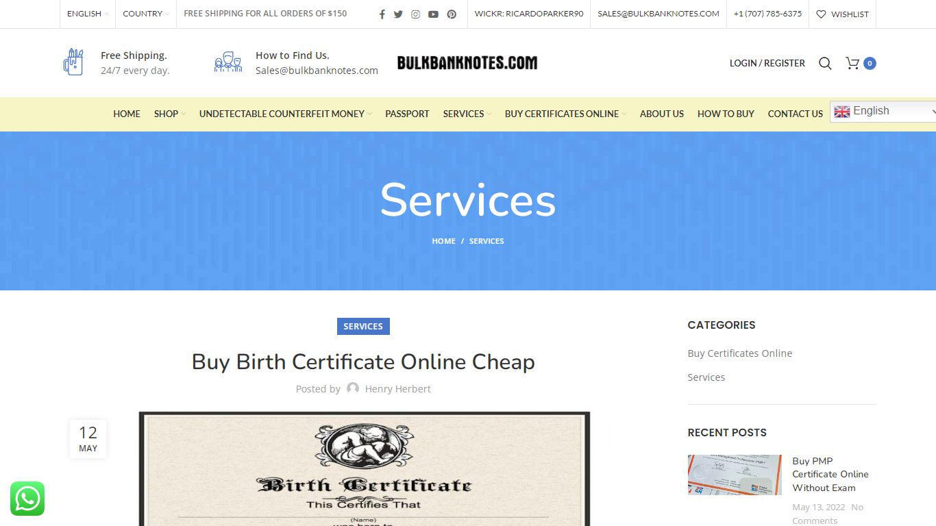 Buy Birth Certificate Online Cheap | Bulk Banknotes